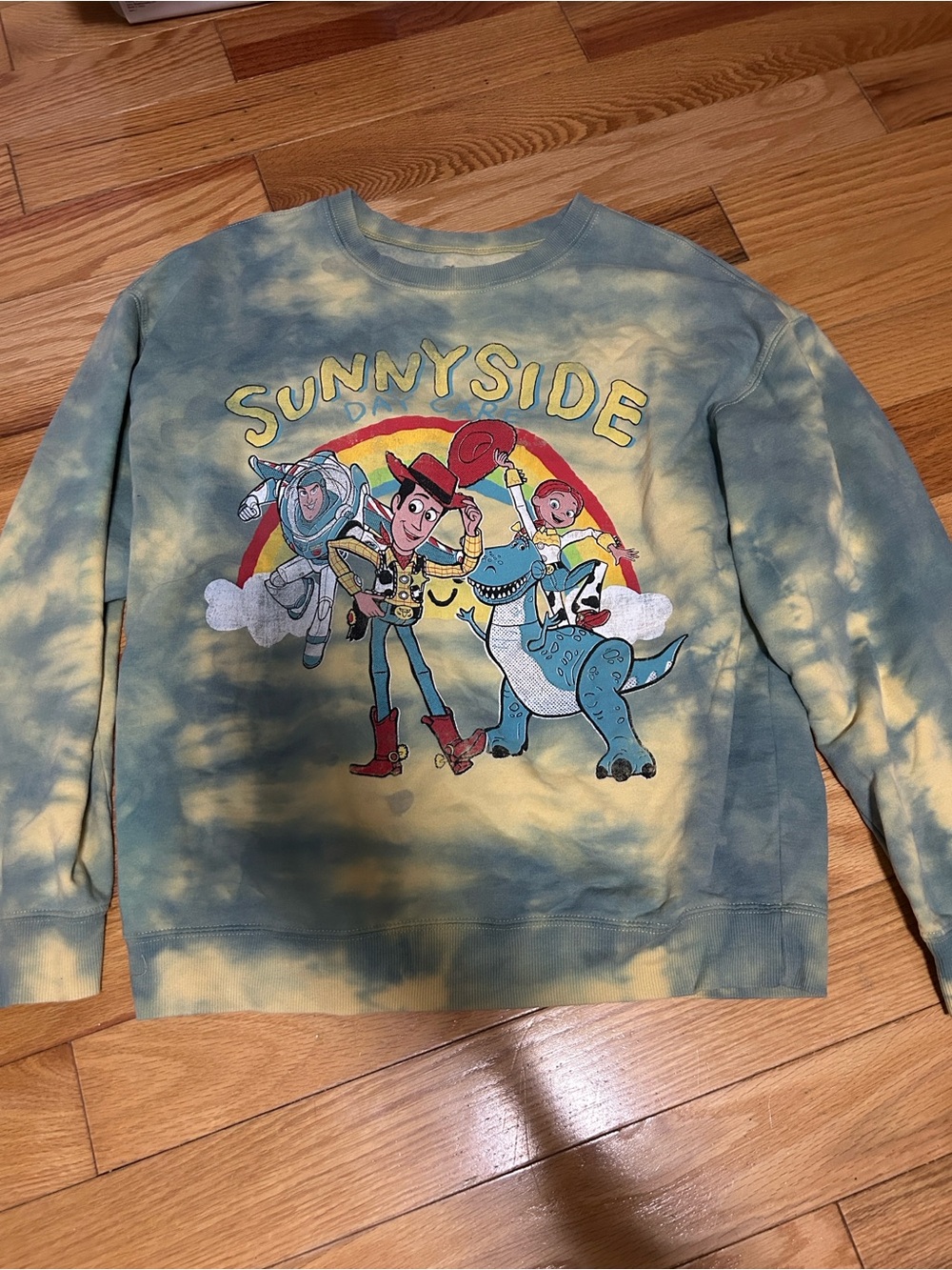 Sunnyside Toy Story Tie-Dye Crewneck Sweatshirt